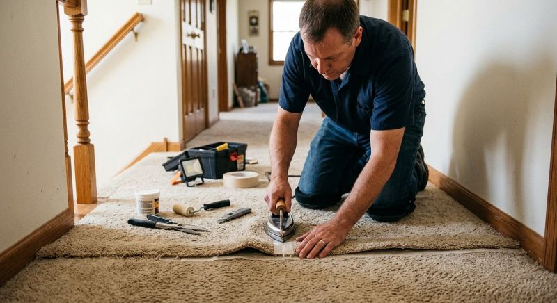 Basement Carpet Repair in Denver County, CO