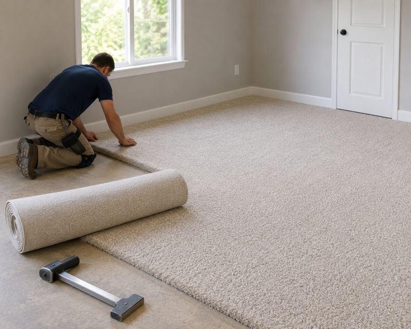 Textured Carpet Installation in Old Bridge, NJ
